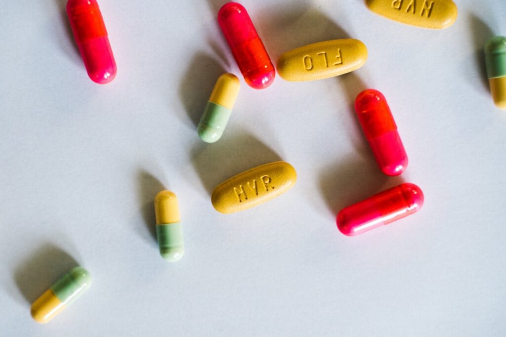 Close-Up Shot of Medication Pills